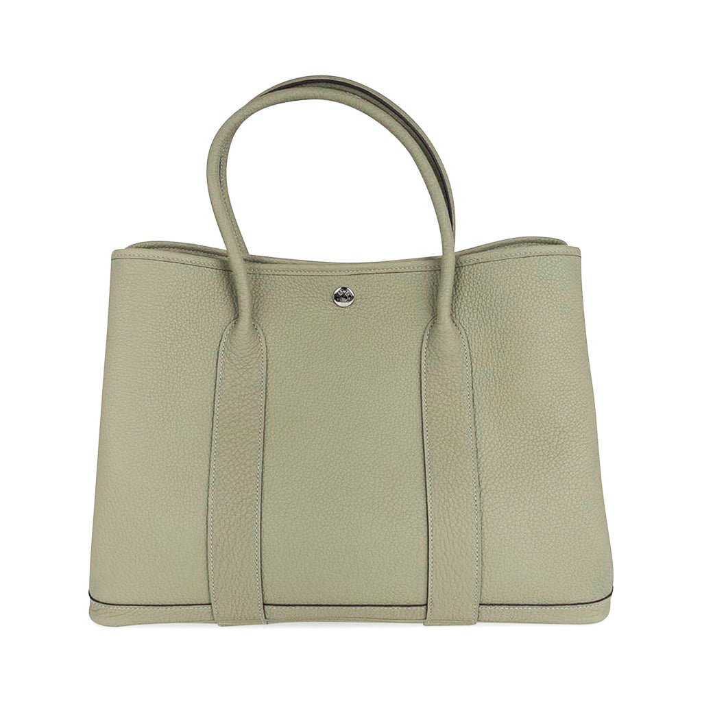 Garden Party 36 Bag Sage Negonda Leather with Palladium