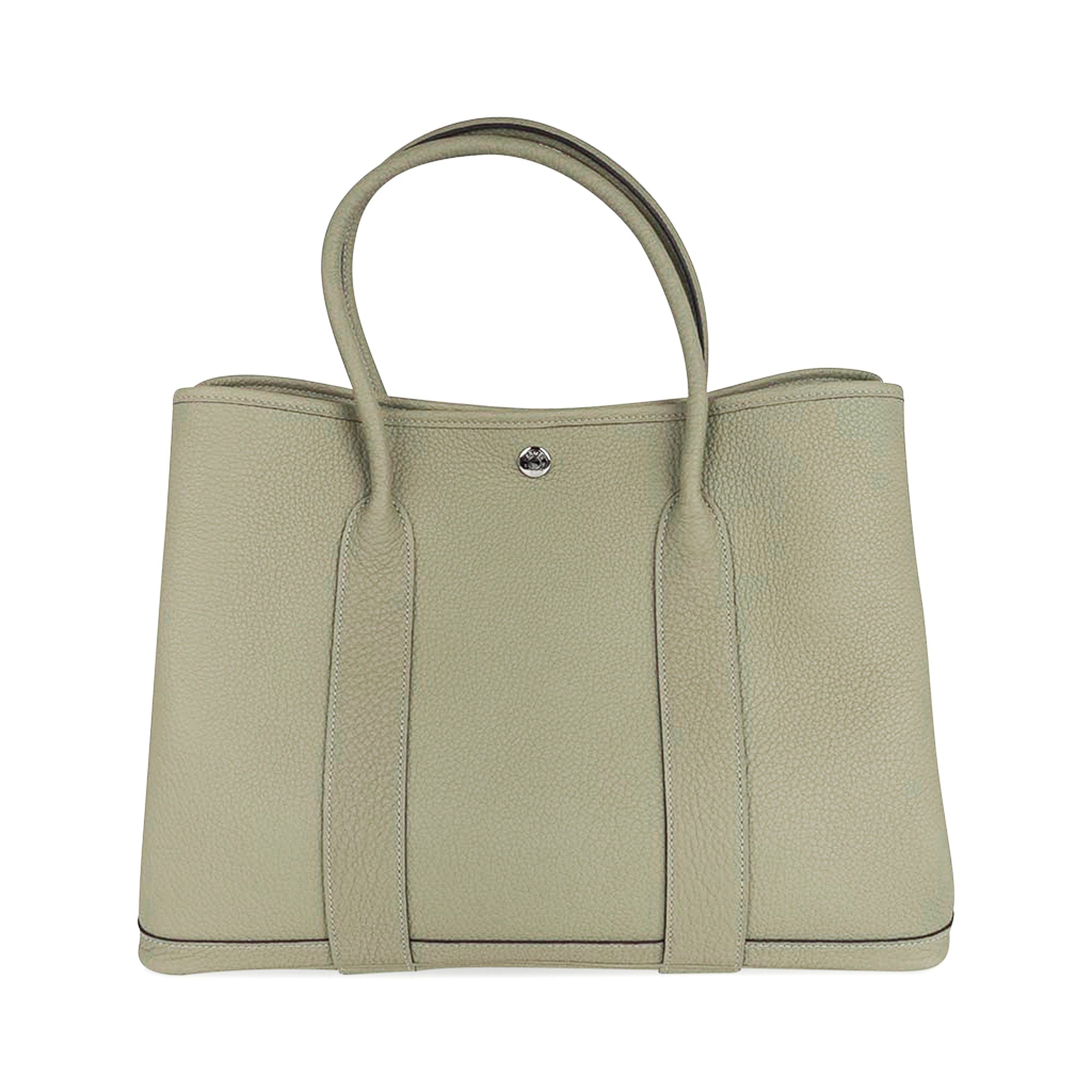 Garden Party 36 Bag Sage Negonda Leather with Palladium
