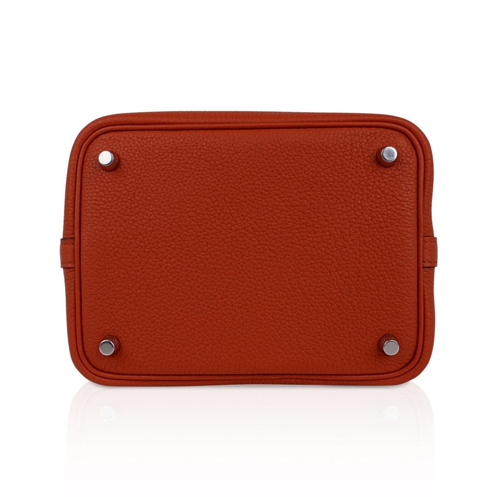 Picotin Lock 18 Bag Cuivre Palladium Hardware Clemence Leather