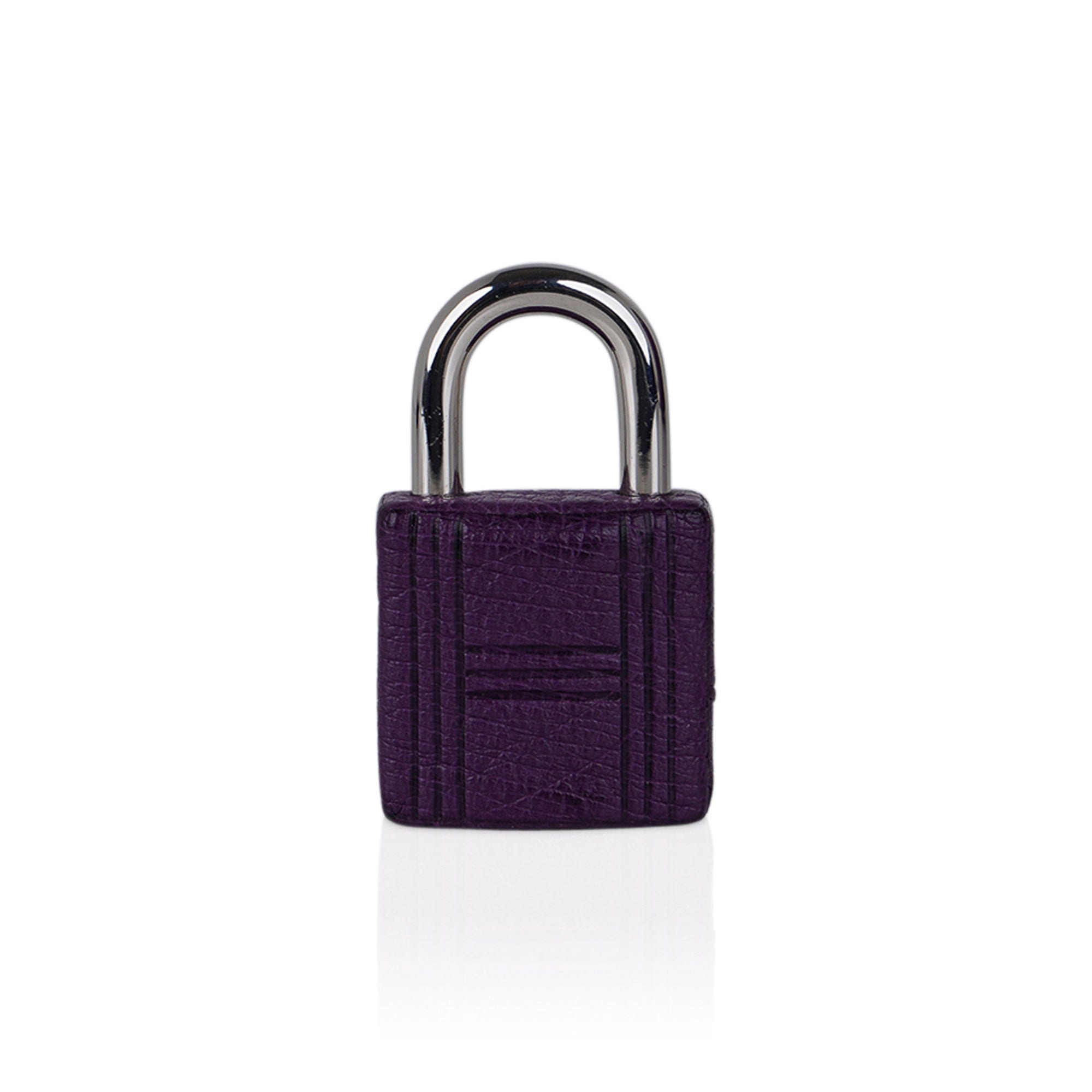 Picotin Lock 18 Bag Violine Ostrich Tote Palladium Hardware
