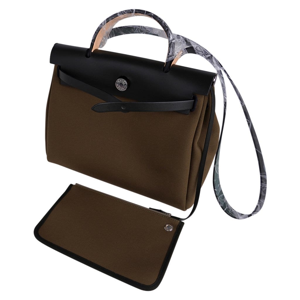 Herbag Zip Toile Officier PM 31 Vert Olive/Khaki Vache Hunter Leather
