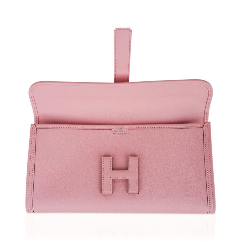 Jige Elan 29 Rose Sakura Clutch Bag Swift Leather
