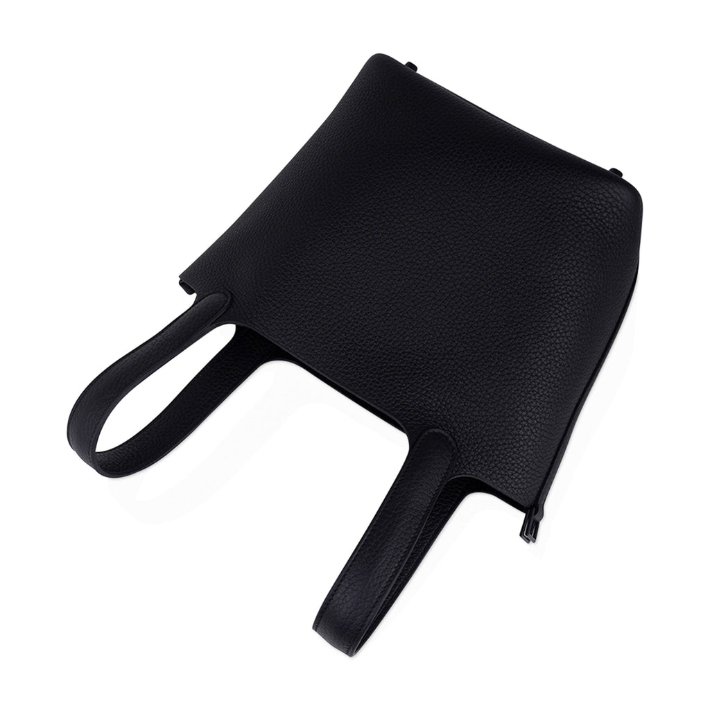 So Black Picotin Lock 18 Tote Bag Limited Edition