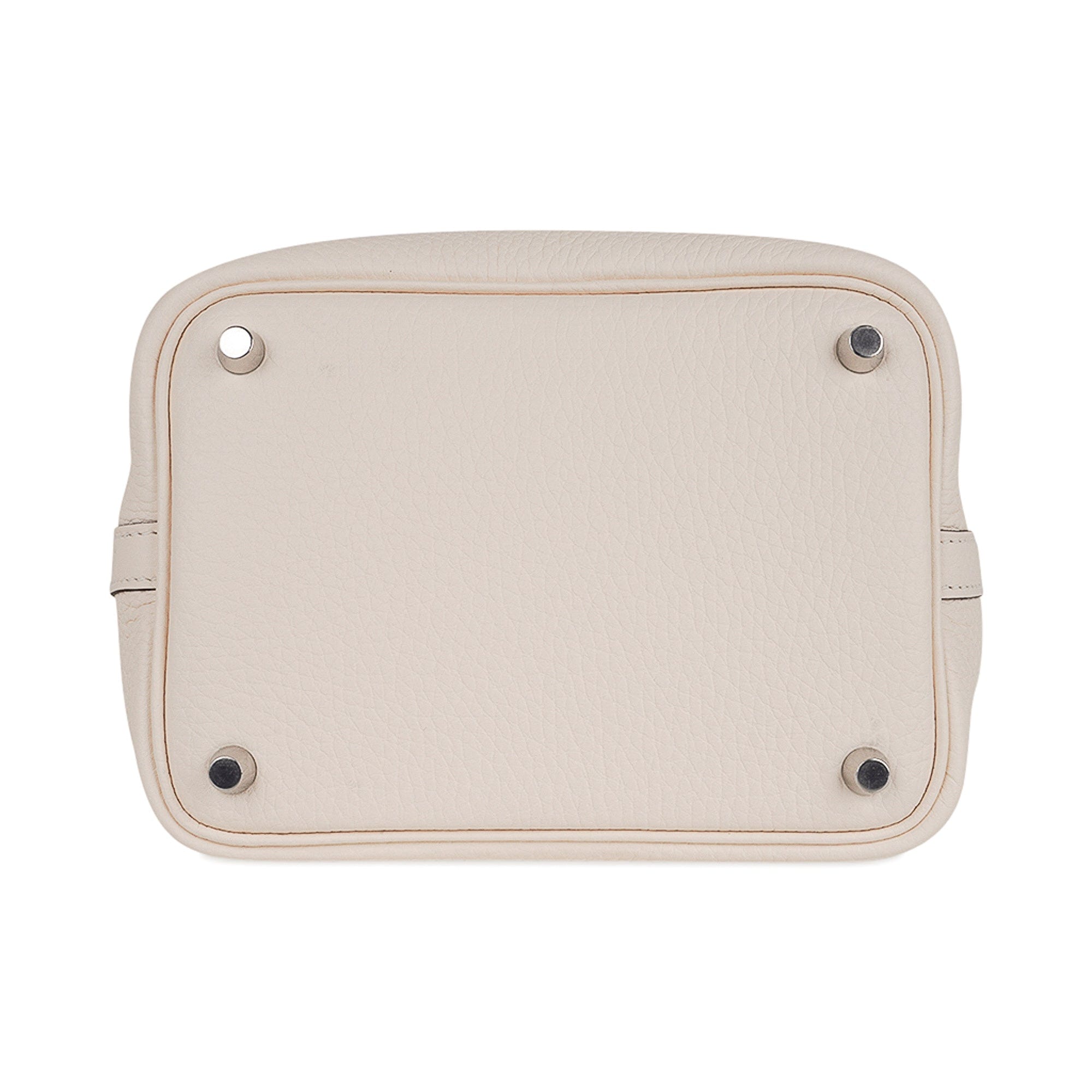 Picotin Lock Eclat 18 Bag Nata / Sesame Tote Clemence Palladium
