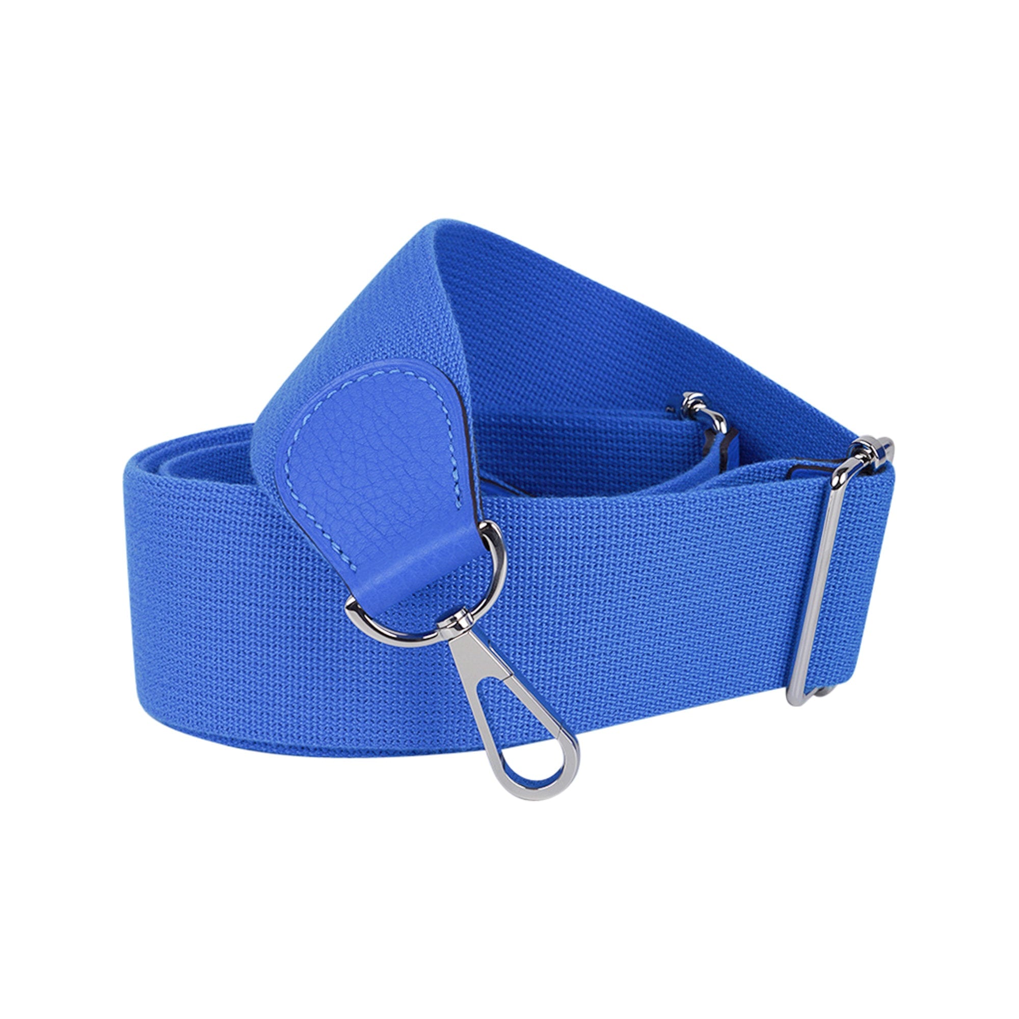 Evelyne GM Bag Blue Hydra Clemence Leather with Palladium Hardware