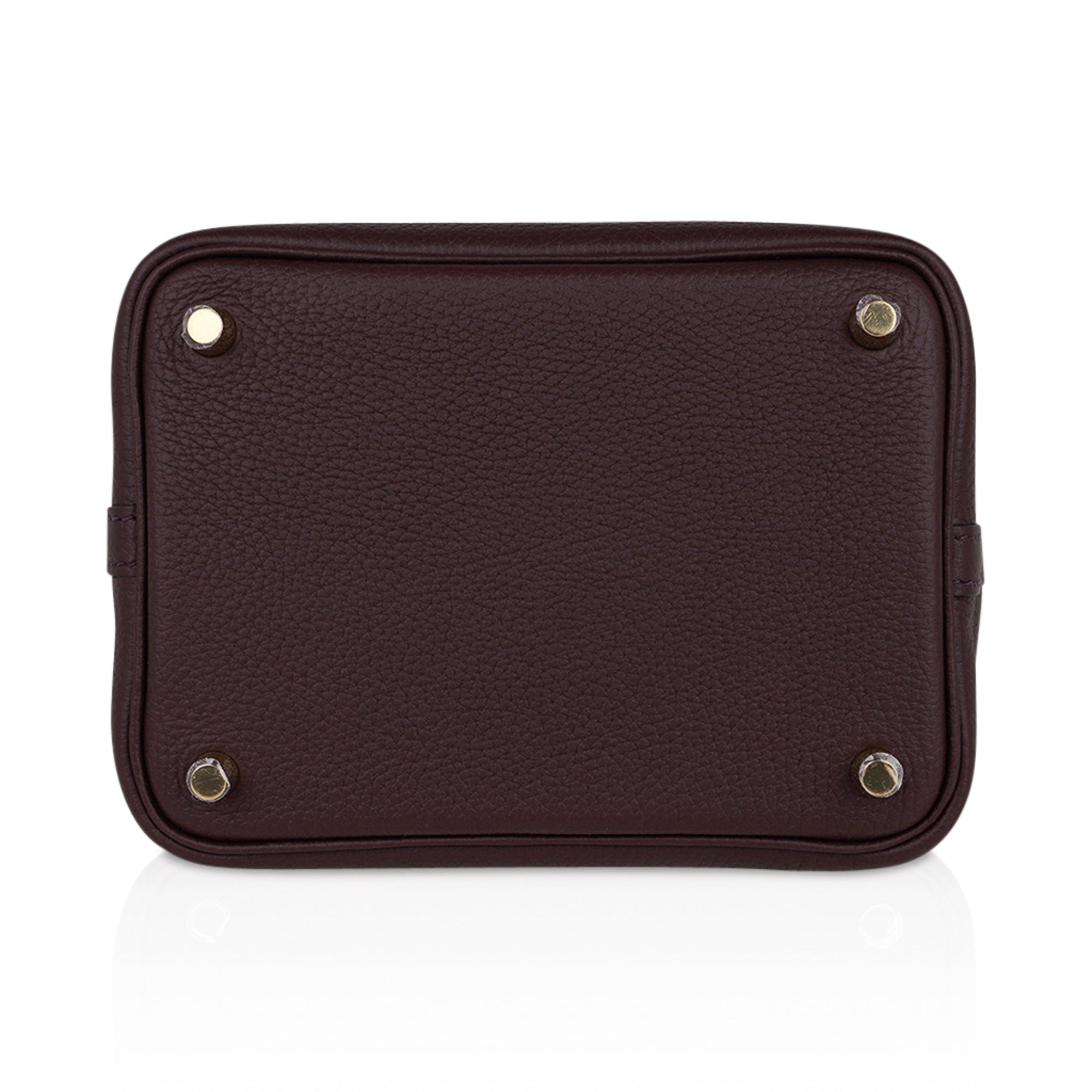 Picotin Lock 18 Bag Rouge Sellier Gold Hardware Clemence Leather