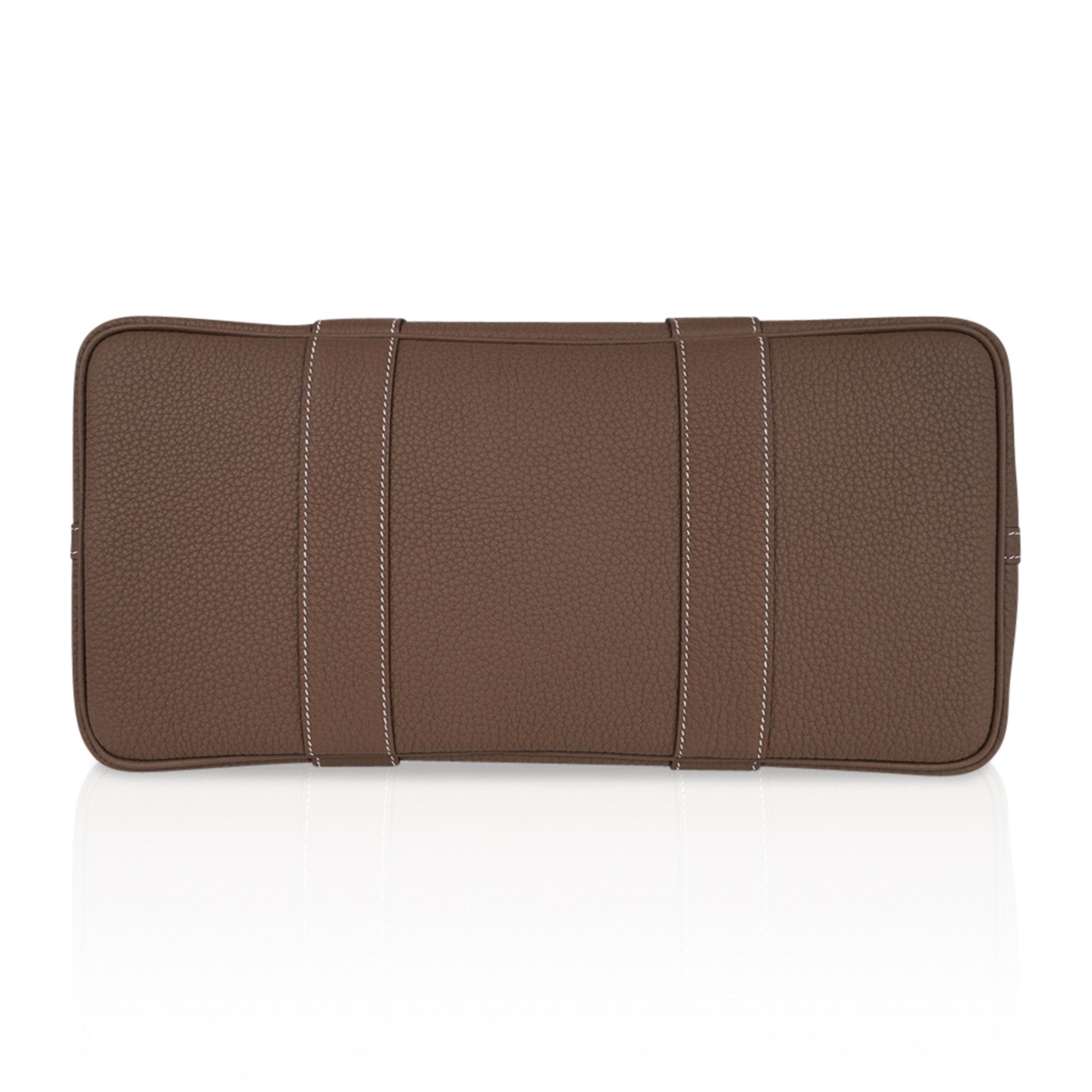 Garden Party 36 Bag Etoupe & Clemence Leather Palladium