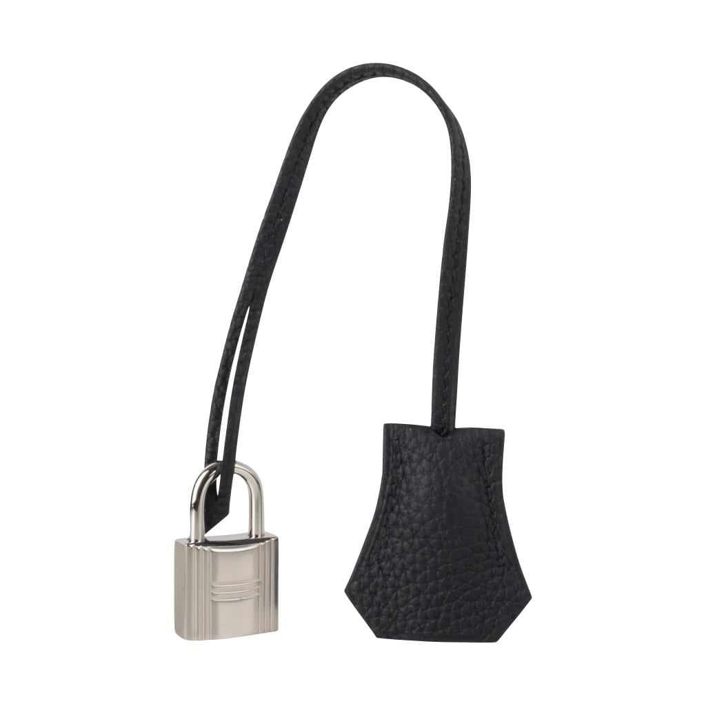 Kelly 25 Bag Black Togo Palladium Hardware (Retourne)