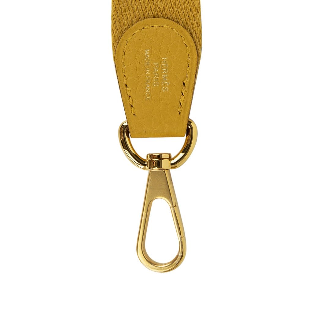 Evelyne TPM Bag Jaune Ambre Clemence Leather Gold Hardware
