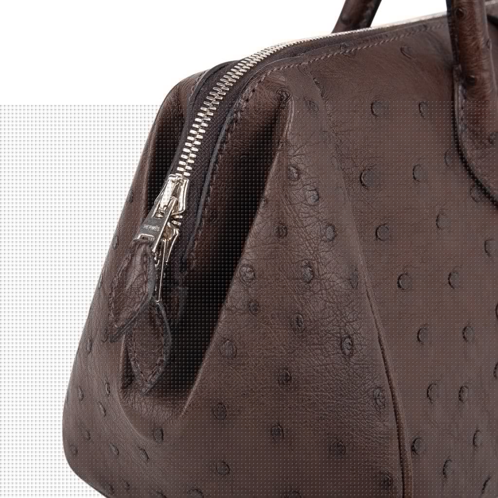 Limited Edition Bombay 27 Bag Marron Fonce Ostrich Small Model