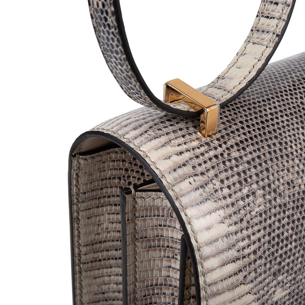 Constance Bag 18 Ombre Lizard Gold Hardware New w/ Box