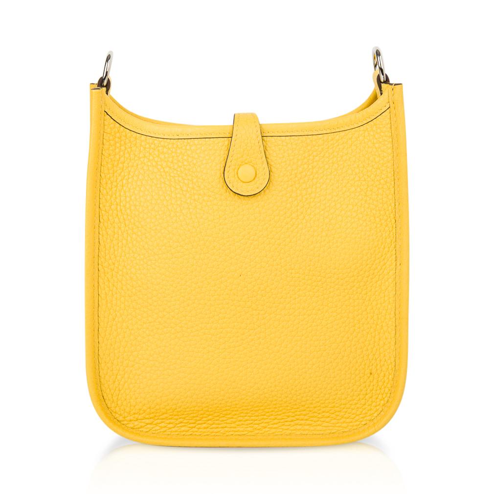 Evelyne TPM Amazone Bag Jaune De Naples Clemence Palladium Hardware