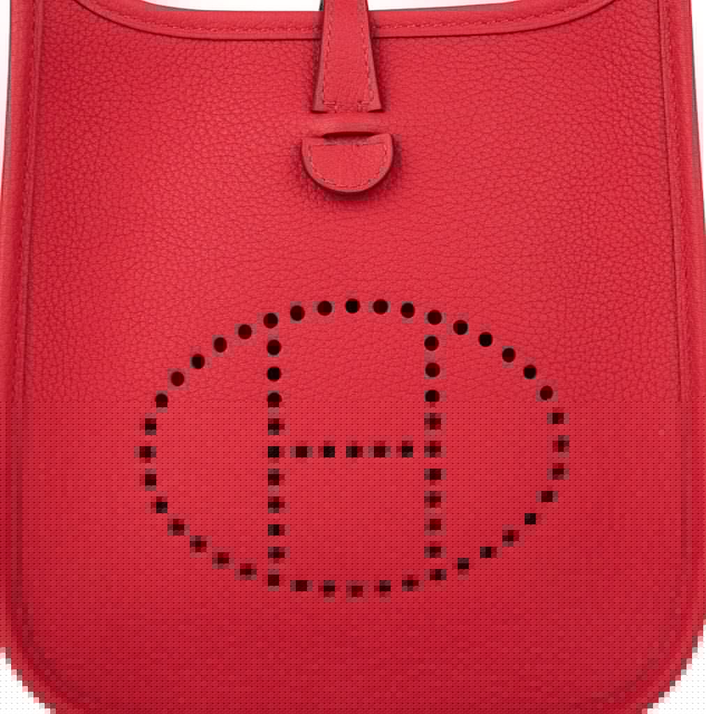 Evelyne TPM Amazone Bag Rouge De Coeur Taurillon Maurice Palladium