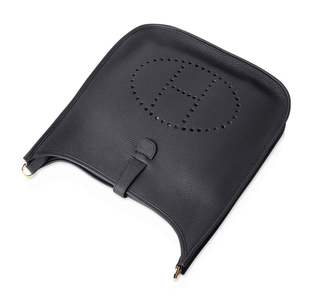 Bag Evelyne GM Black Clemence Gold Hardware