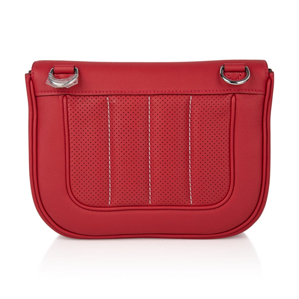 Berline 21 Bag shoulder/ Crossbody Vermillion Swift Palladium New w/ Box