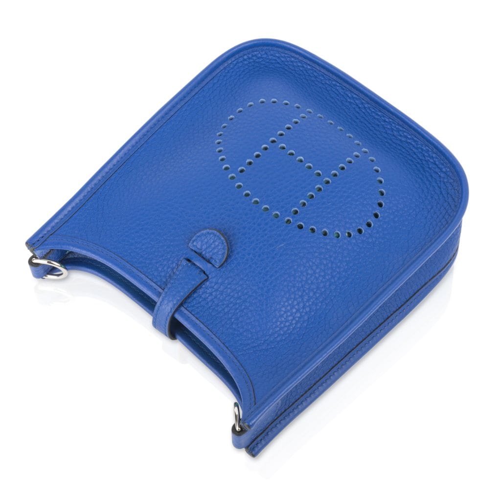 Evelyne TPM Bag Electric Blue Clemence Palladium