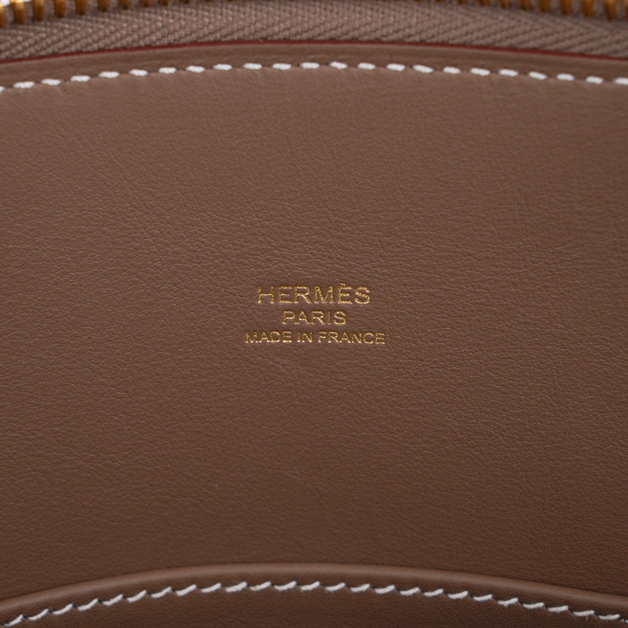 Bolide 1923 Mini 25 Bag Etoupe Gold Hardware Epsom Leather