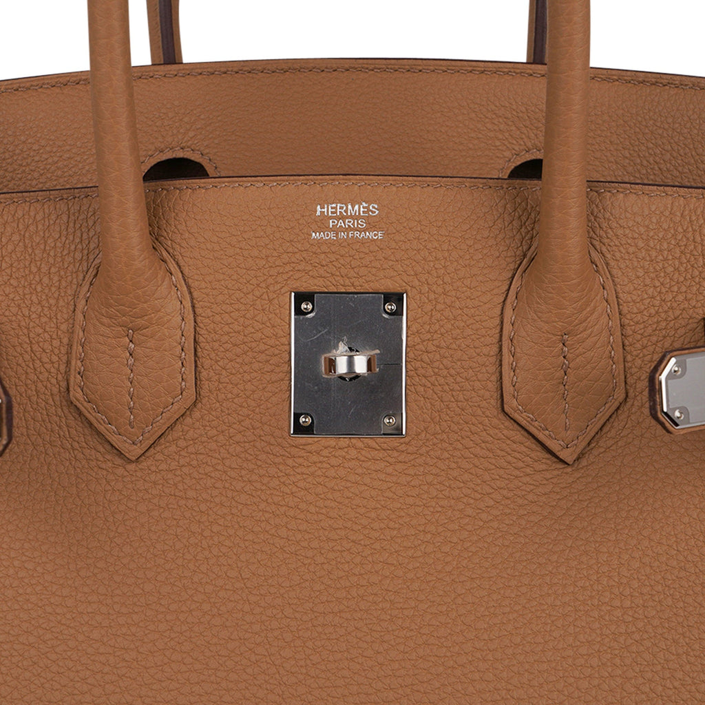 Birkin 30 Bag Biscuit Togo Leather with Palladium Hardware