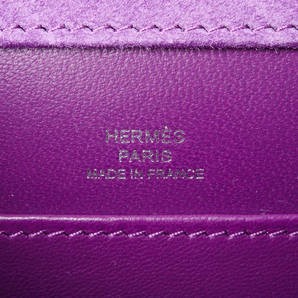 Constance Doblis Violet Clair 18 Limited Edition Bag  Palladium