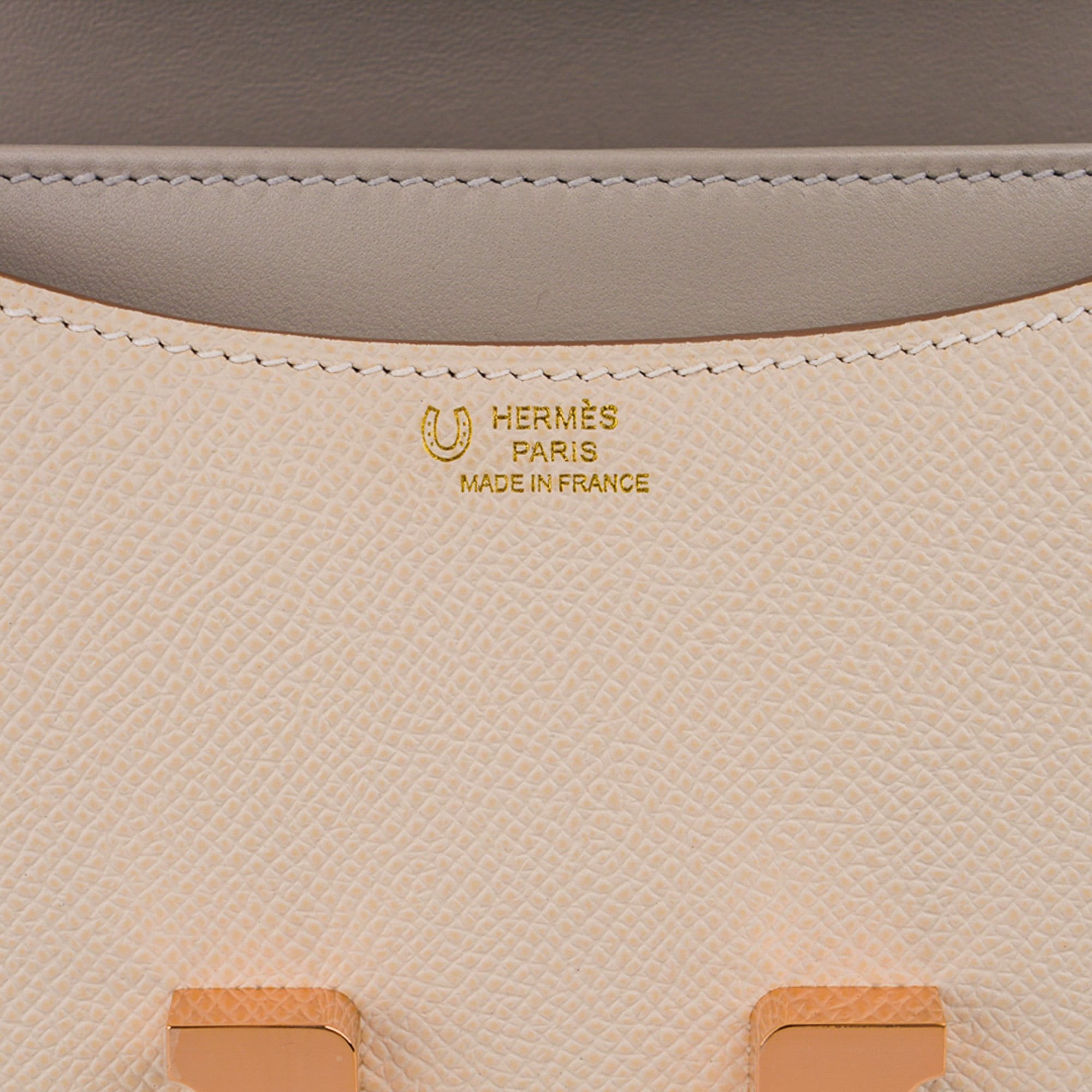 Constance HSS 18 Bag Craie / Gris Perle Rose Gold Hardware
