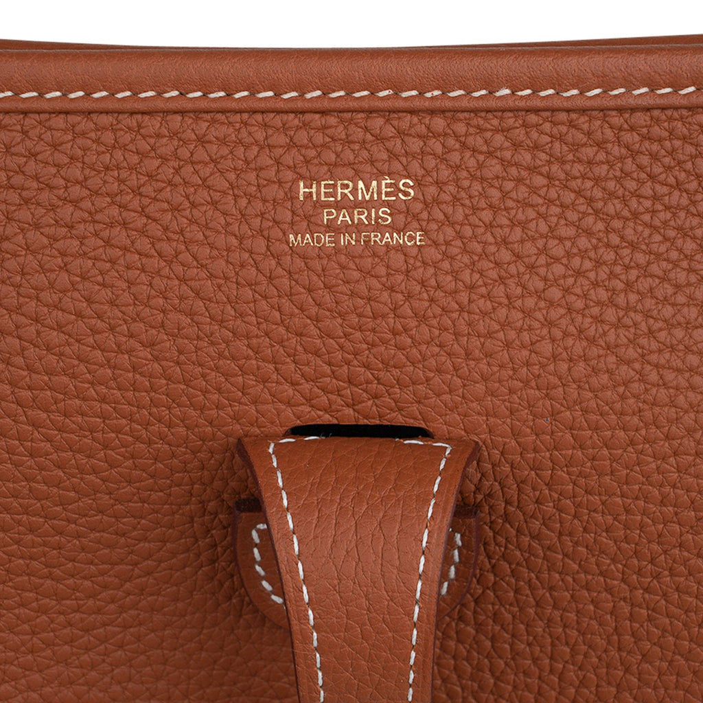 Evelyne PM Bag Gold Clemence Gold Hardware