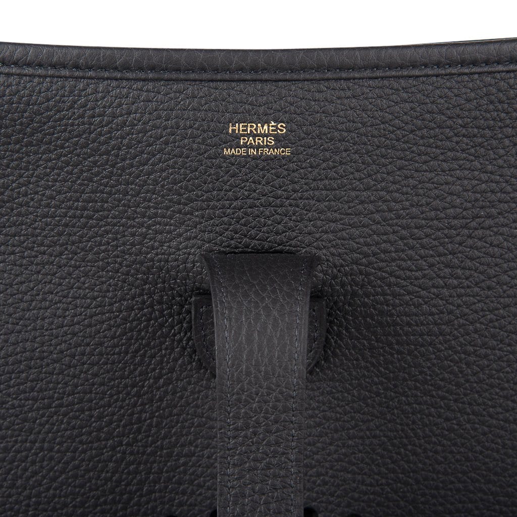 Bag Evelyne GM Black Clemence Gold Hardware
