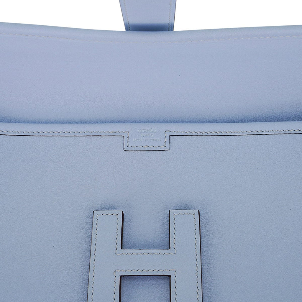 Jige Elan 29 Blue Brume Clutch Bag Evercolor Leather