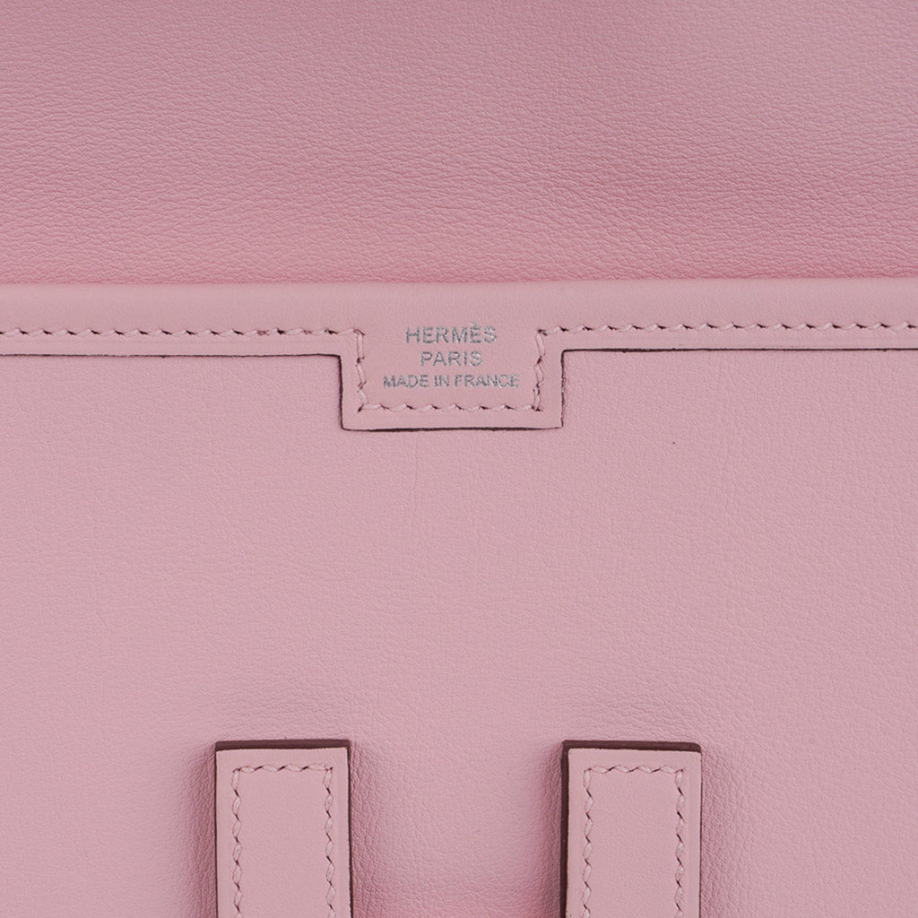 Jige Elan 29 Rose Sakura Clutch Bag Swift Leather