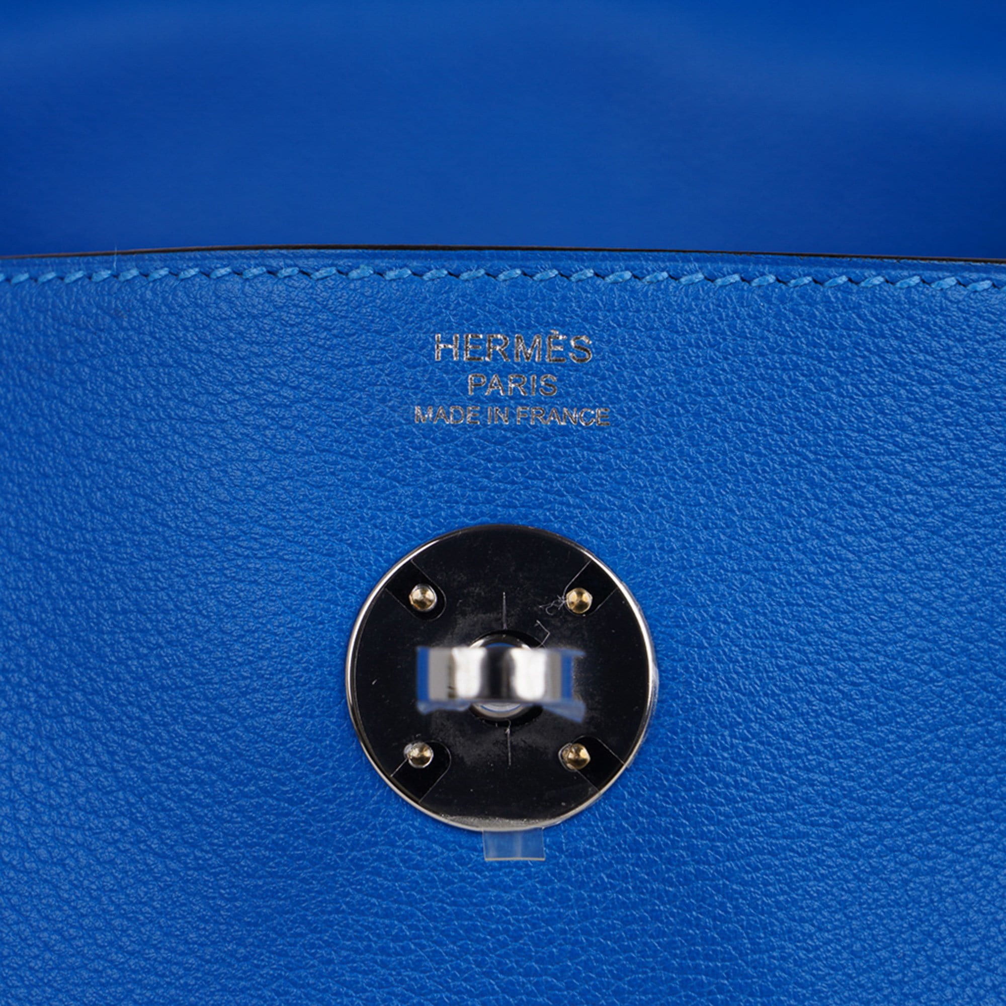 Lindy 26 Bag Blue Hydra Evercolor Leather with Palladium Hardware