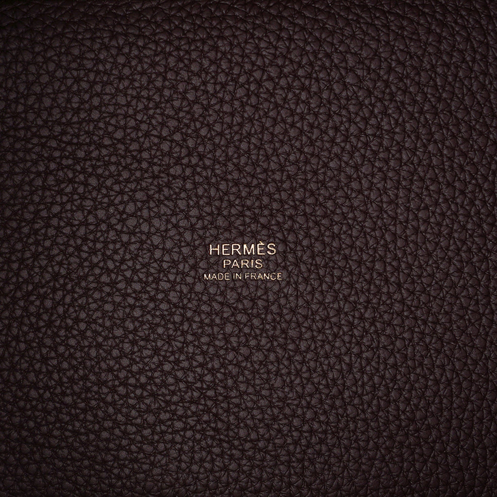 Picotin Lock 18 Bag Rouge Sellier Gold Hardware Clemence Leather