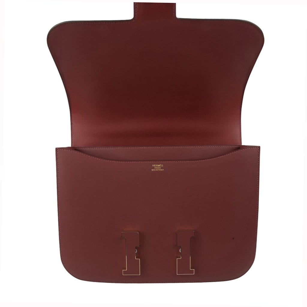 Limited Edition Constance Cartable Bag Rouge H Sombrero Leather