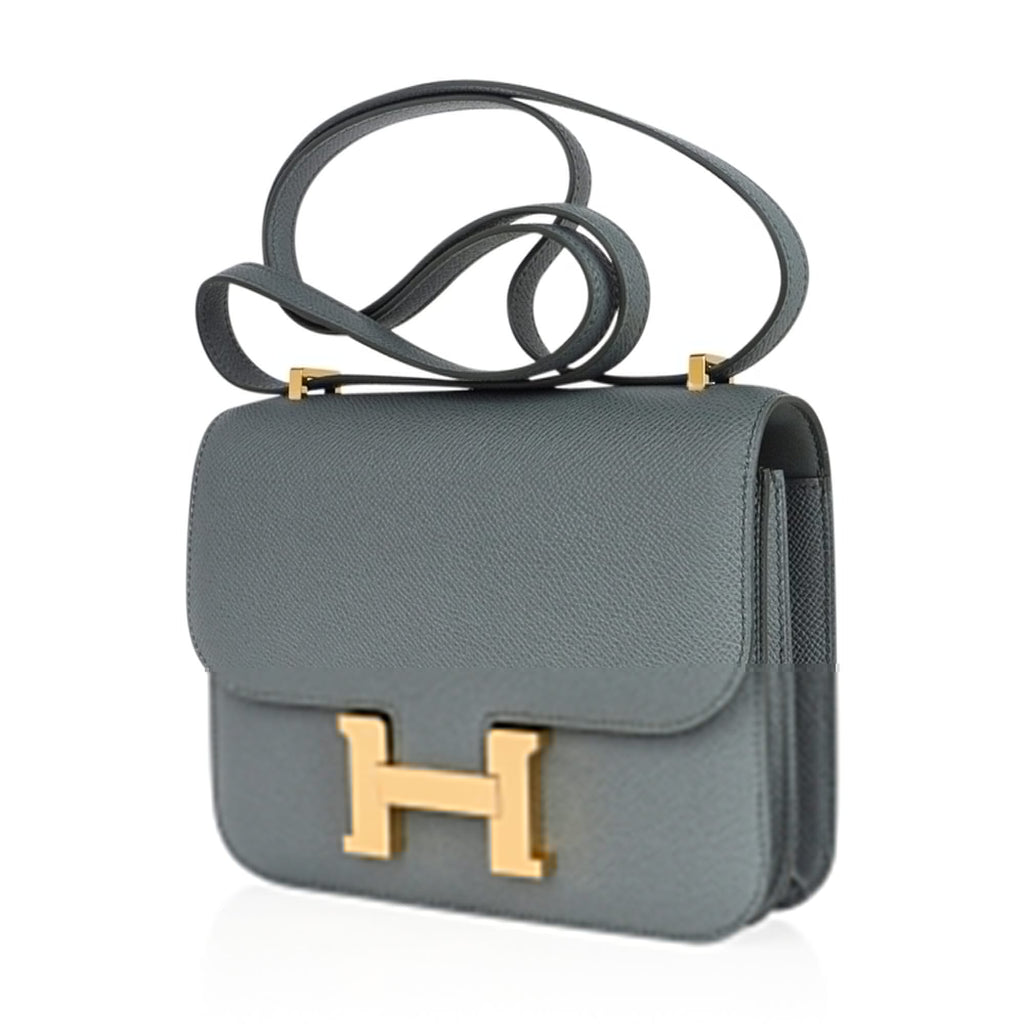 Constance Mini 18 Bag Vert Amande Gold Hardware Epsom Leather