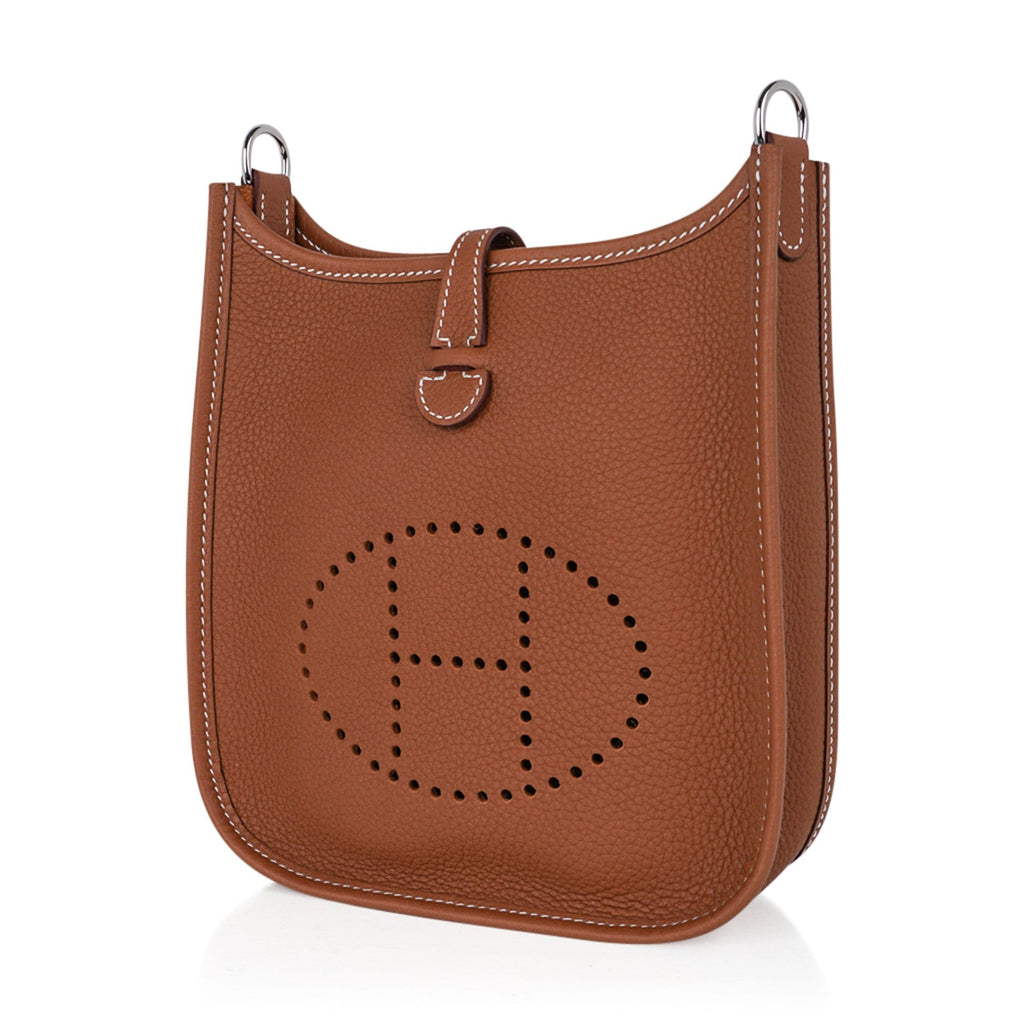 Evelyne TPM Amazone Bag Gold Taurillon Maurice Palladium