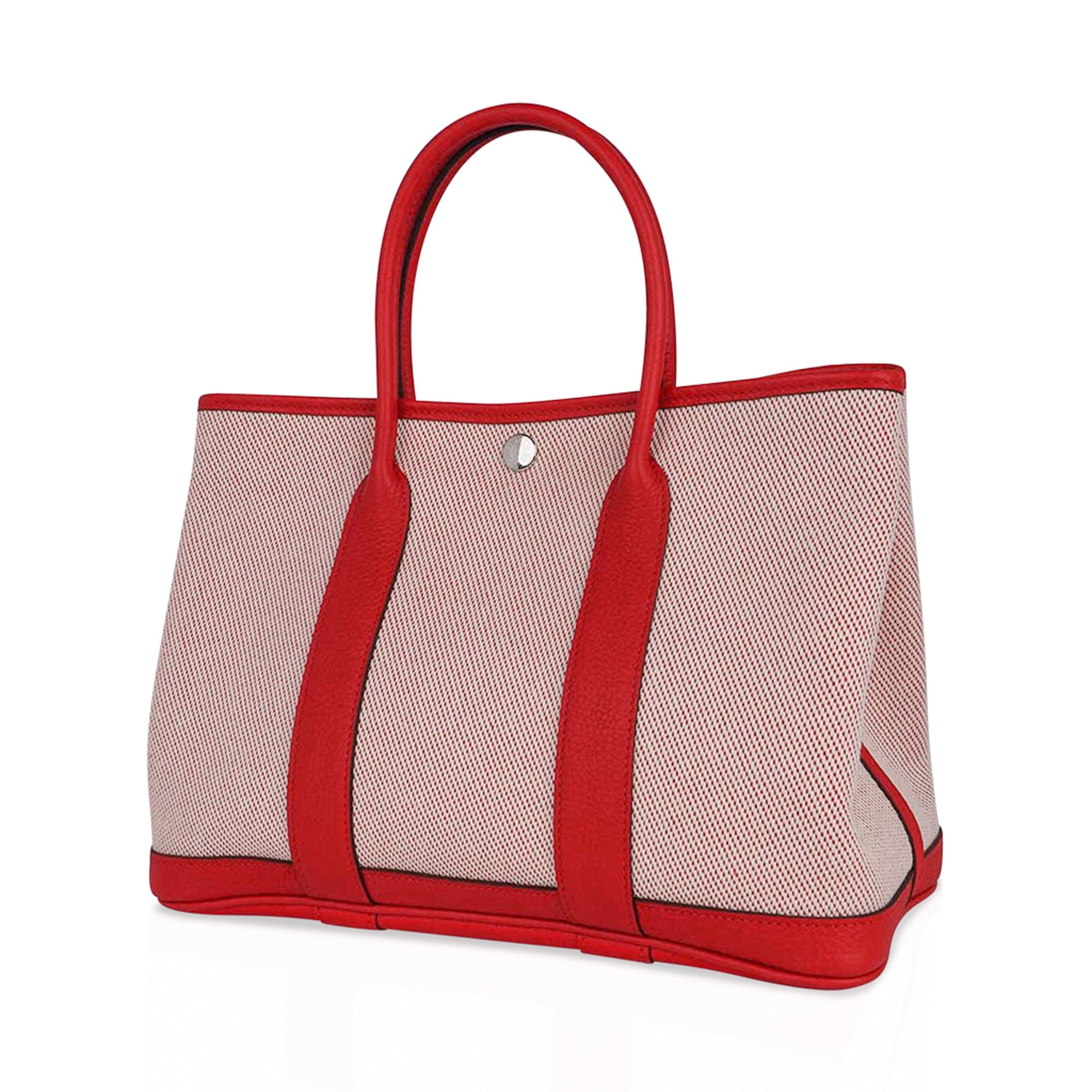 Garden Party 30 Bag Rouge Grenade Toile H Vache Hunter Palladium
