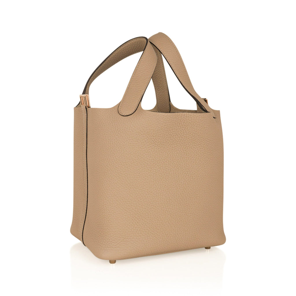 Lock 18 Bag Trench Gold Hardware Clemence Leather