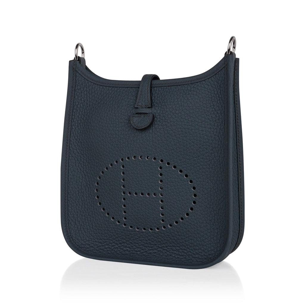 Evelyne TPM Bag Bleu Orage / Bleu Brume Clemence Palladium Hardware
