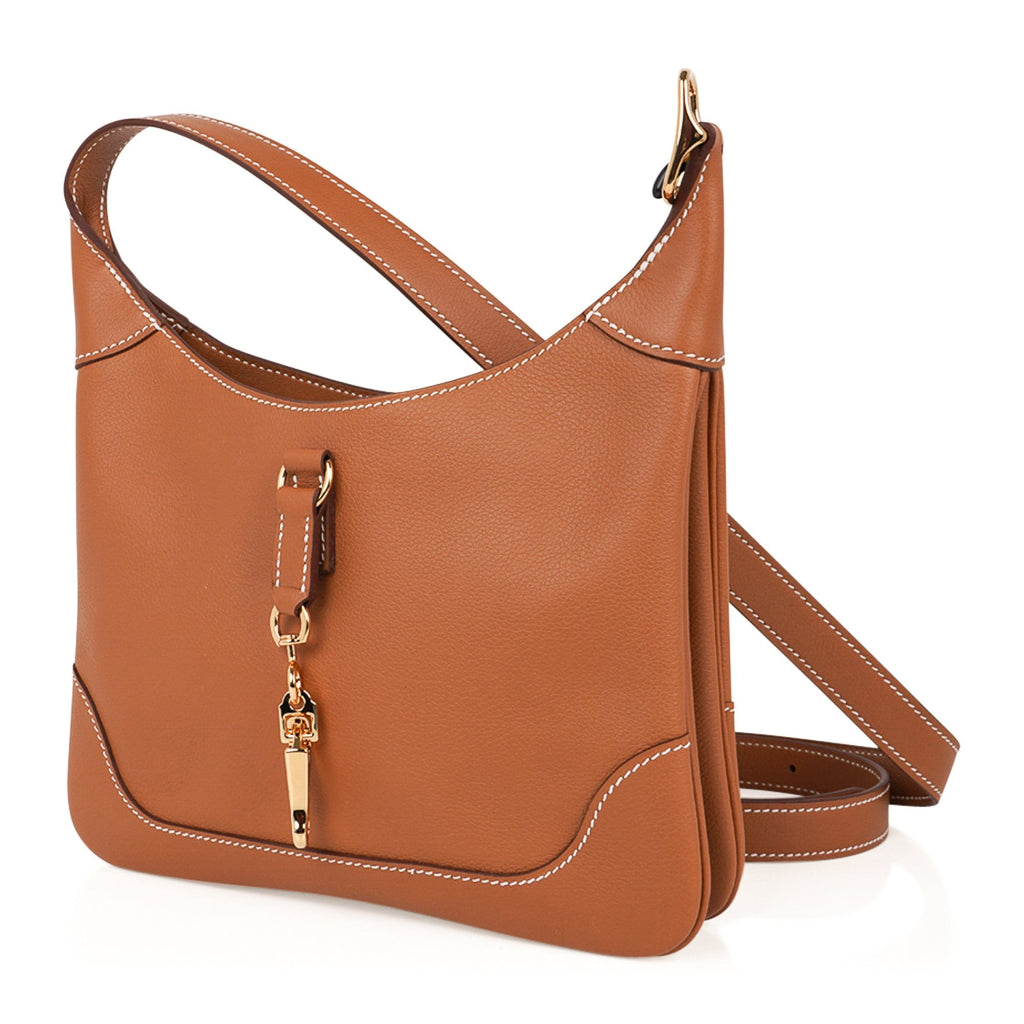 Trim Duo 24 Bag Gold Evercolor Leather with Gold Hardware
