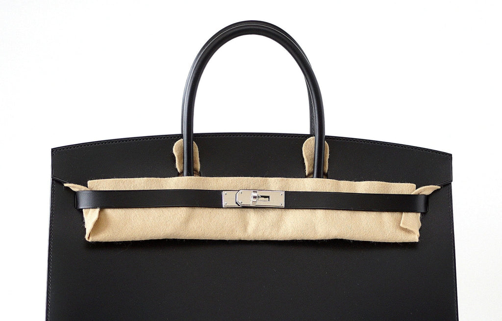 Birkin 40 Bag Sellier  Black Vache Hunter/ Veau Evercalf Limited Edition