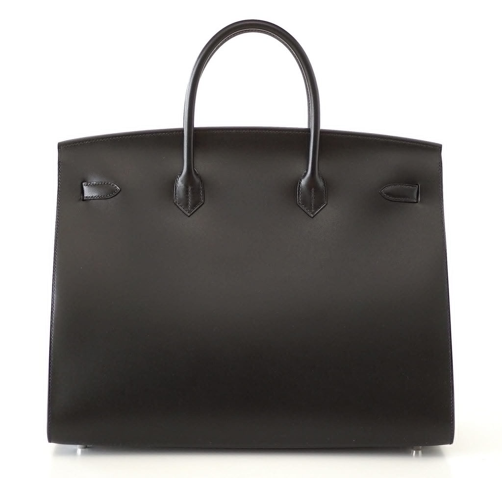 Birkin 40 Bag Sellier  Black Vache Hunter/ Veau Evercalf Limited Edition