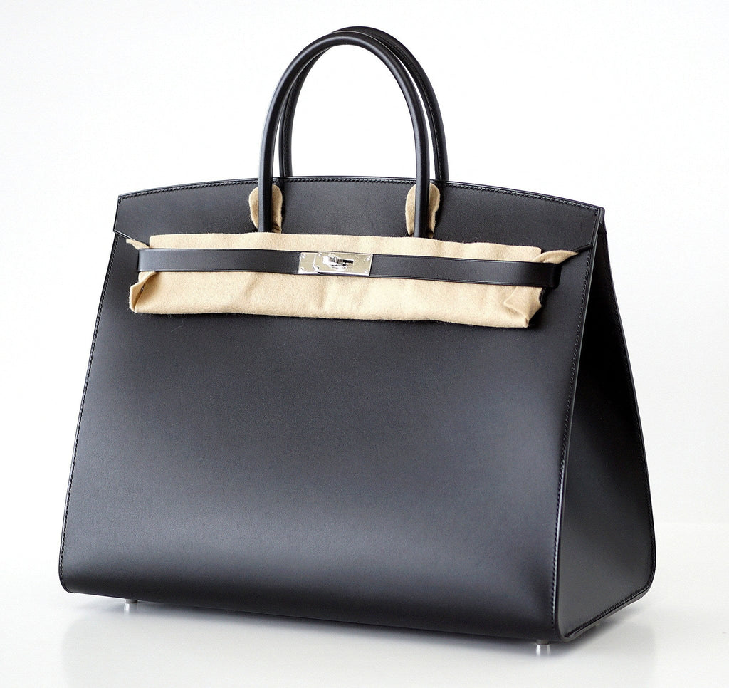 Birkin 40 Bag Sellier  Black Vache Hunter/ Veau Evercalf Limited Edition