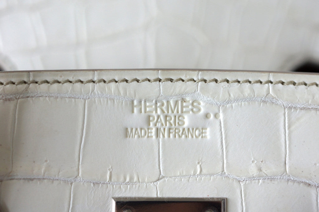 Birkin 35 Bag Blanc Himalaya Exquisite Skin Limited Edition