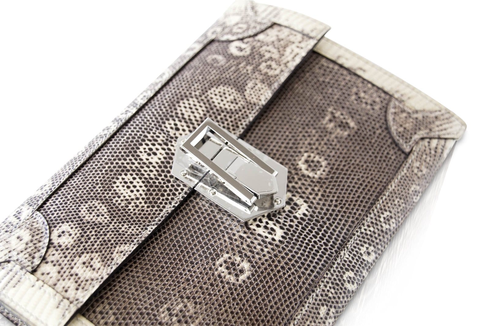 Fleche D’Or Clutch Bag Ombre Lizard Limited Edition rare