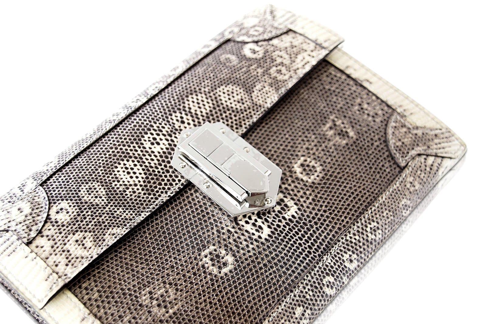 Fleche D’Or Clutch Bag Ombre Lizard Limited Edition rare