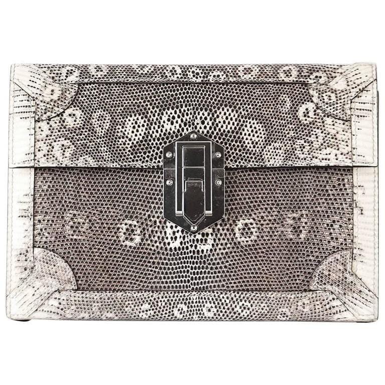 Fleche D’Or Clutch Bag Ombre Lizard Limited Edition rare
