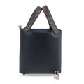 Picotin Lock 18 Tressage De Cuir PM Limited Edition Blue Indigo
