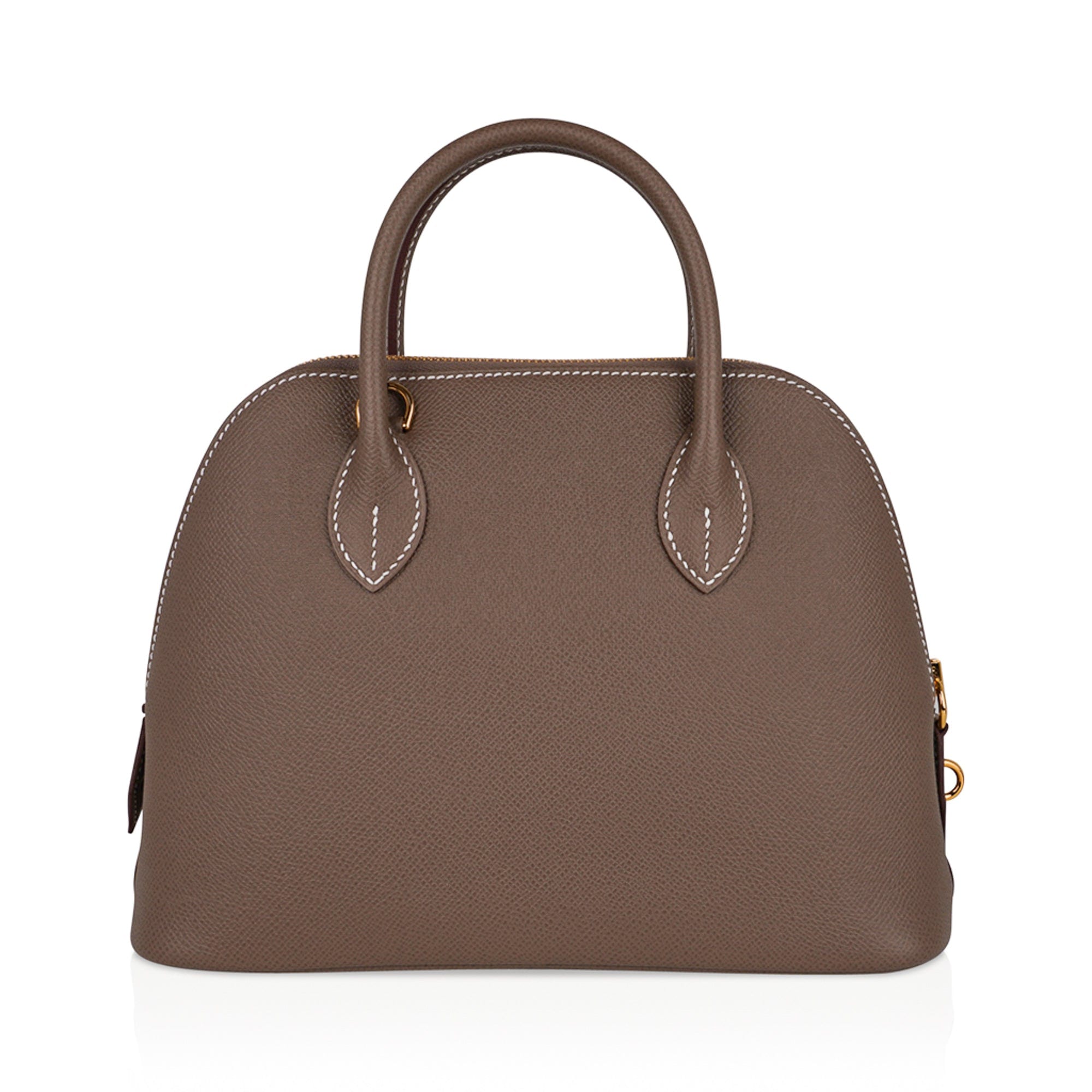 Bolide 1923 Mini 25 Bag Etoupe Gold Hardware Epsom Leather