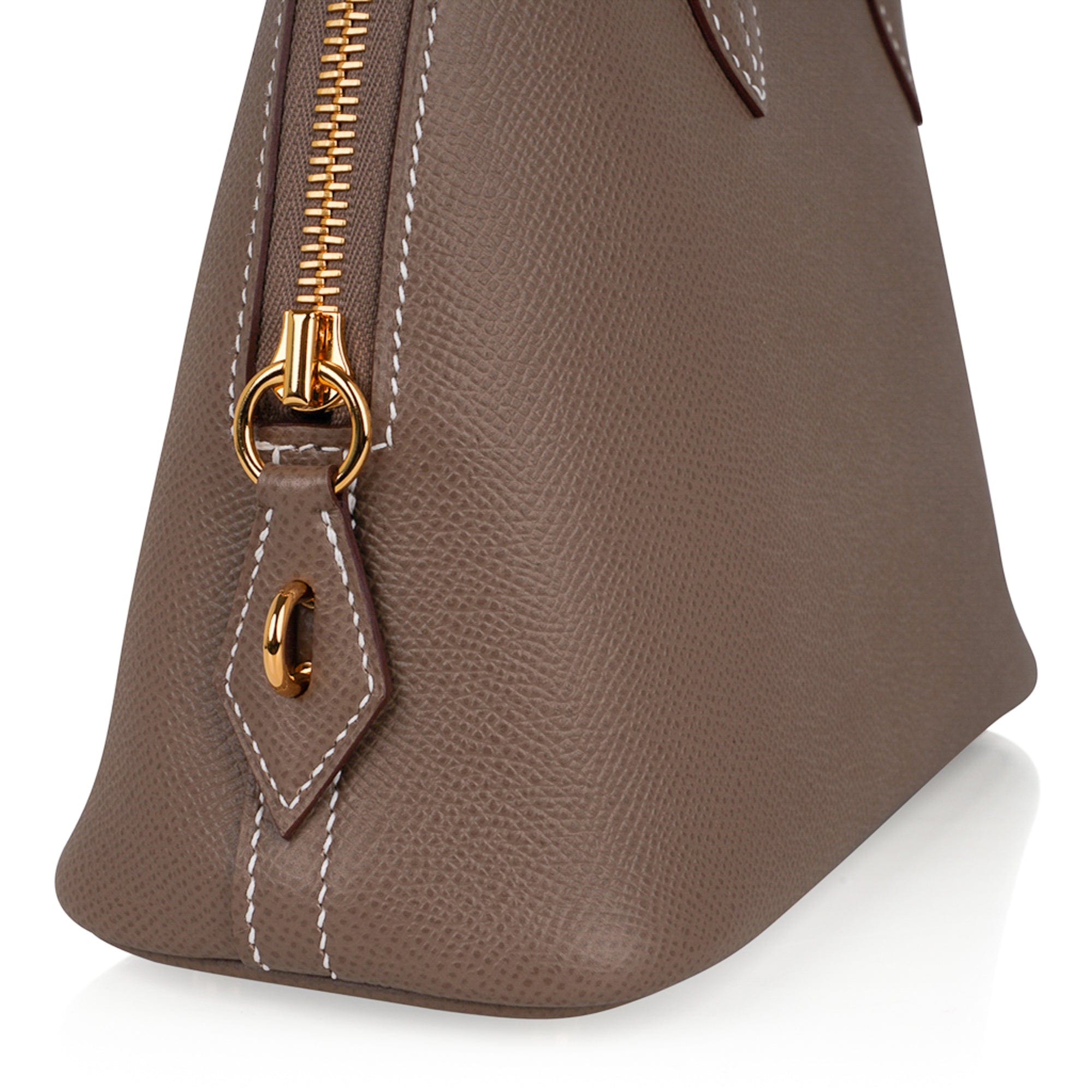 Bolide 1923 Mini 25 Bag Etoupe Gold Hardware Epsom Leather