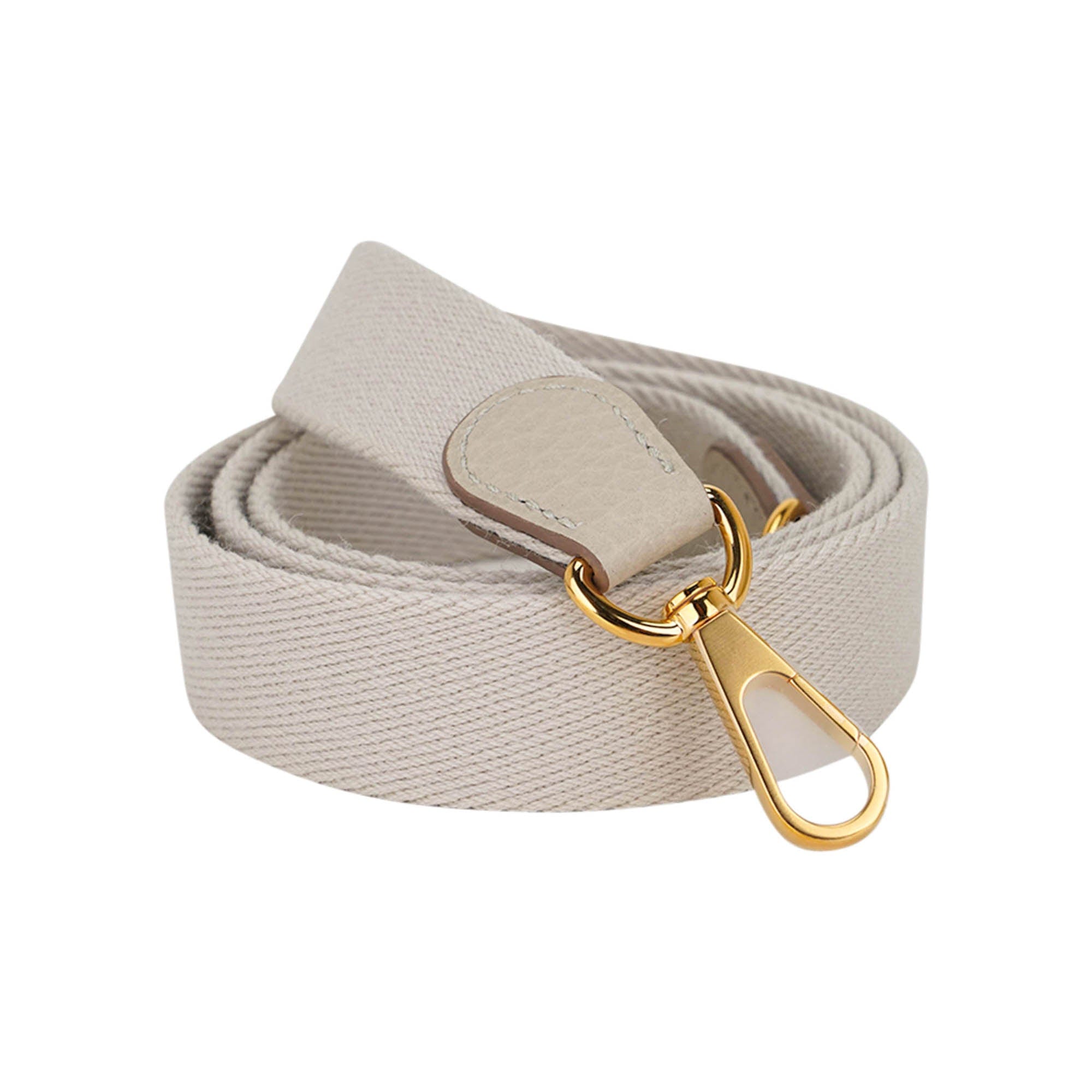 Mini Evelyne TPM Bag Beton Clemence Leather with Gold Hardware