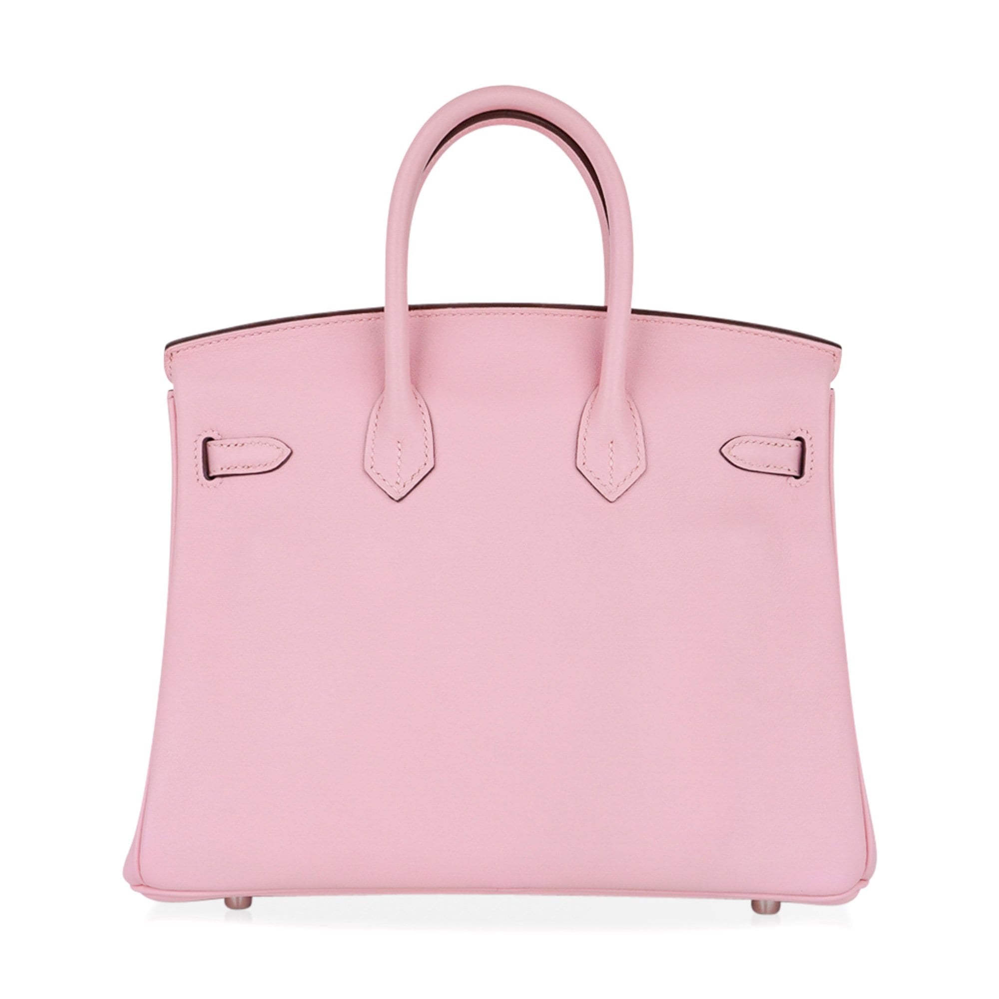 Birkin 25 Bag Rose Sakura Palladium Hardware Rare