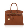 Birkin 30 Bag Barenia Faubourg Leather with Gold Hardware